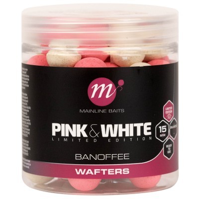 Balansuojantys Boiliai Mainline Fluro Pink&White Wafters Banoffee