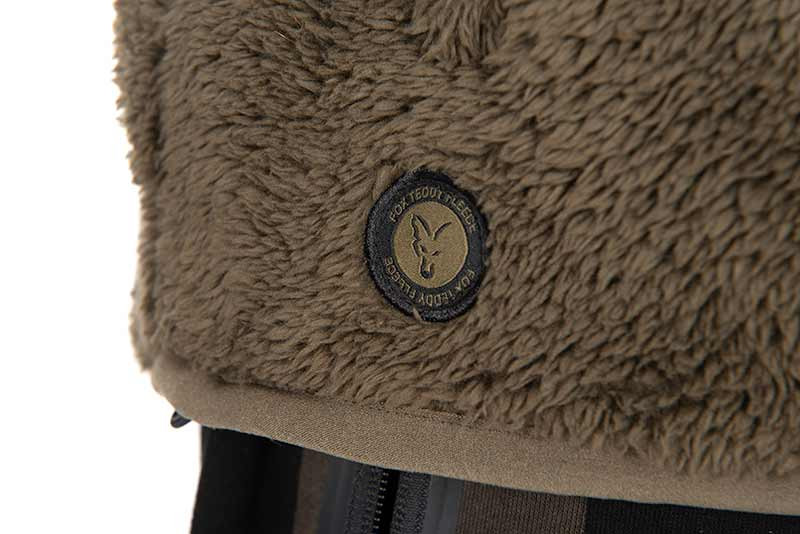 Fox HD Premium Full Zip Teddy Jacket - Khaki Striukė su užtrauktuku