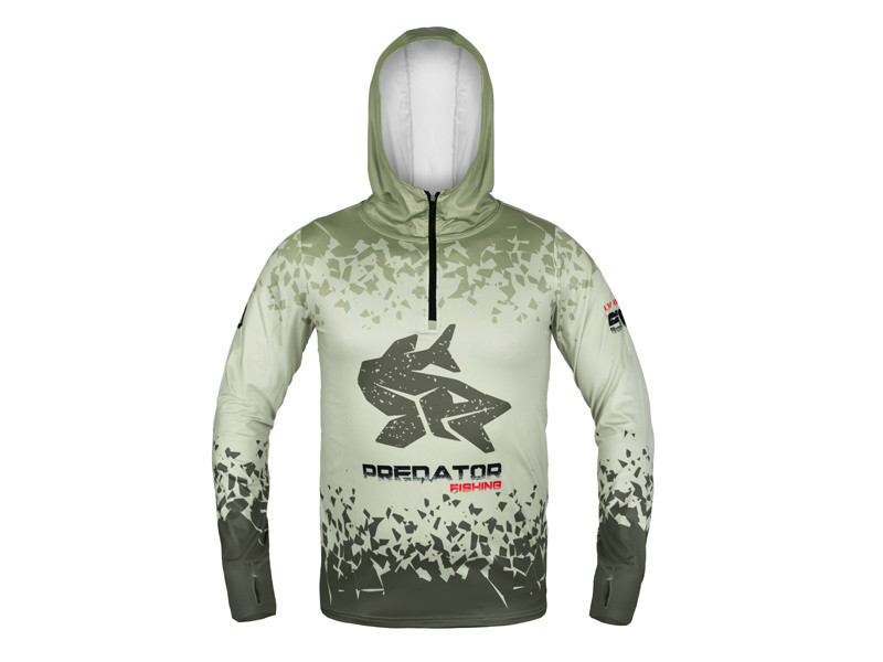 Hooded T-shirt Delphin UV ARMOR 50+ Predator