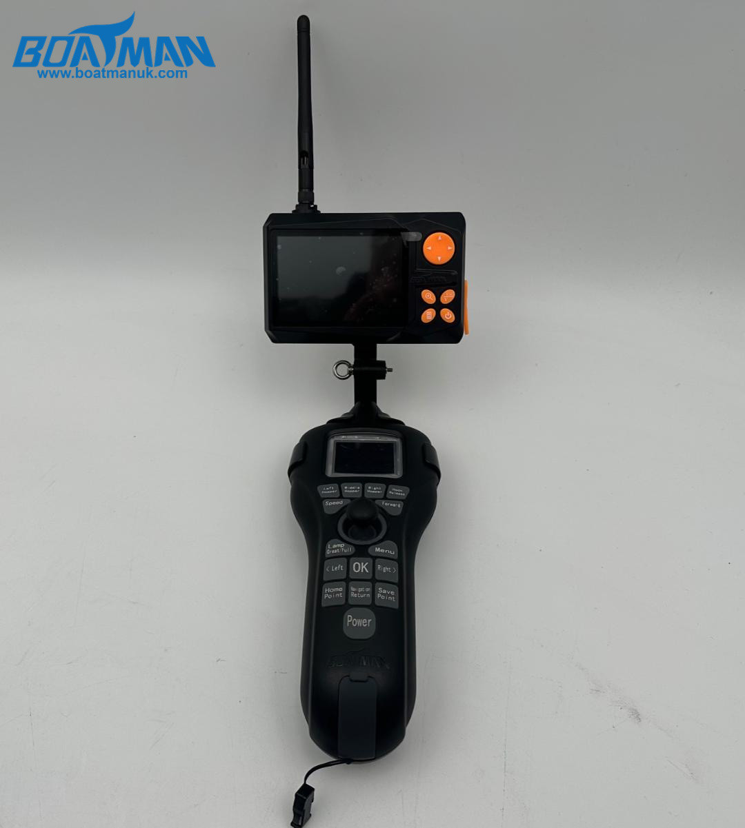 Boatman Vulcan V2 Black Pro Bait Boat. Auto Pilot GPS, 300M Sonar