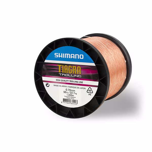 TIAGRA TROLLING 20LB 1000M CLEAR PINK