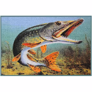 3D pike rug