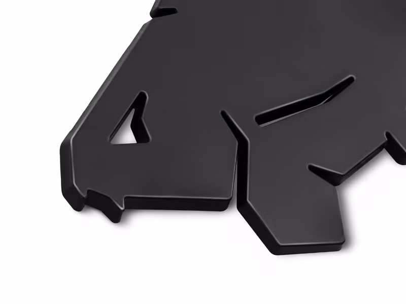 3D sticker Delphin CARP Black