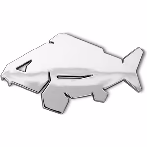 3D sticker Delphin CARP Chrome