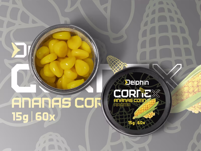 Artificial bait Delphin CorneX Pop Up / 60pcs