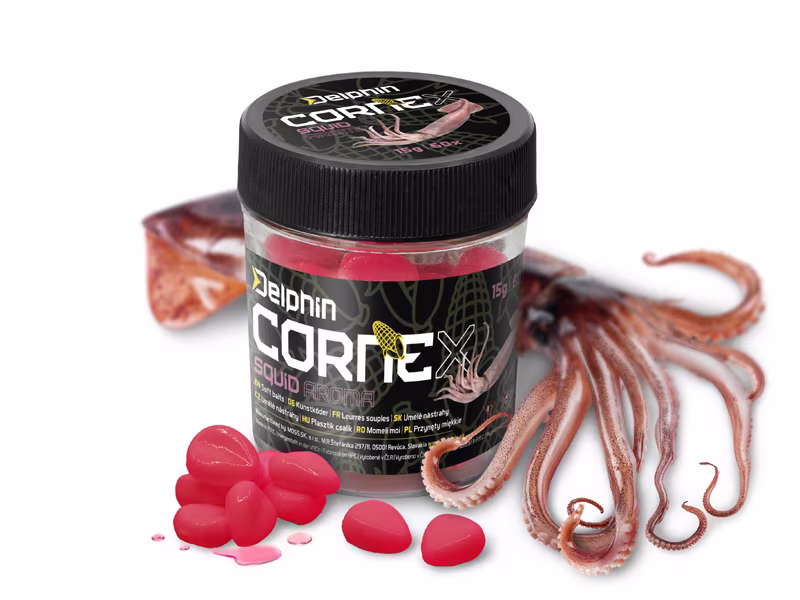 Artificial bait Delphin CorneX Pop Up / 60pcs