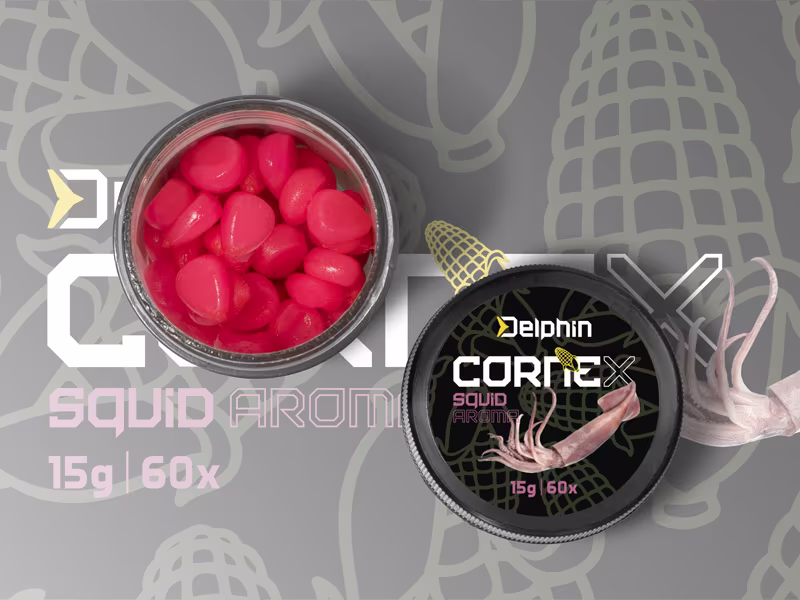 Artificial bait Delphin CorneX Pop Up / 60pcs