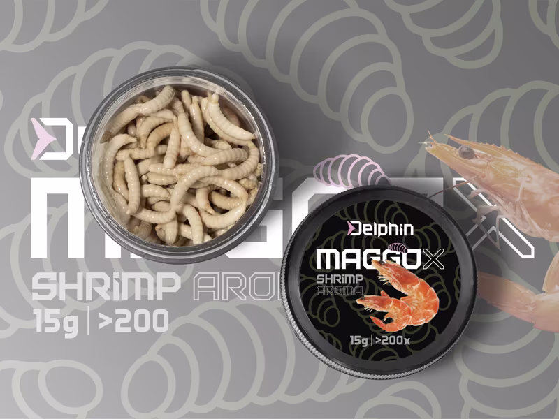 Artificial bait Delphin MaggoX Pop Up