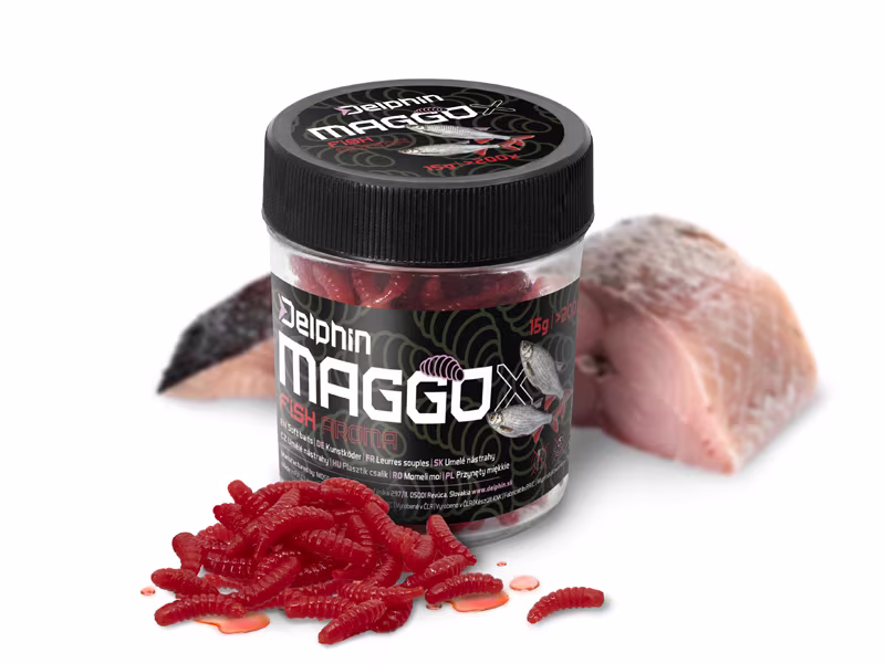 Artificial bait Delphin MaggoX Pop Up