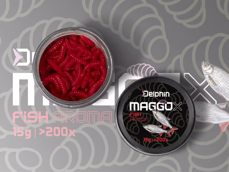 Artificial bait Delphin MaggoX Pop Up