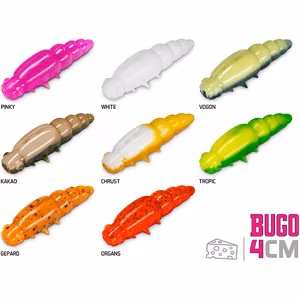 Artificial larvae Delphin BUGO Cheese / 15 pcs