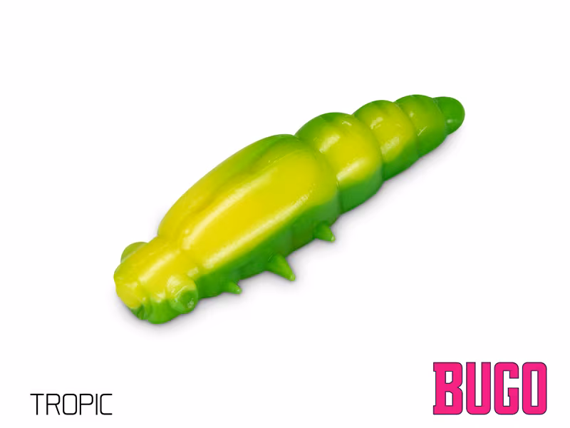 Artificial larvae Delphin BUGO Cheese / 15 pcs