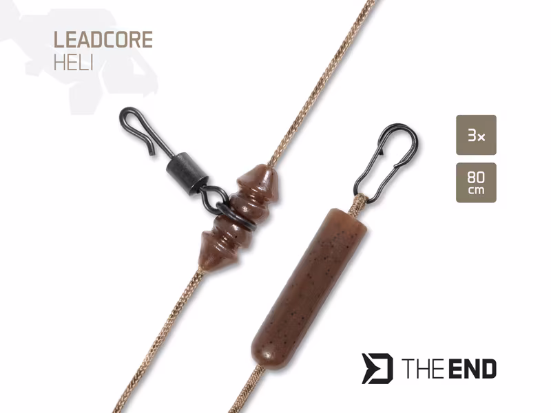 Assembly Delphin THE END Leadcore HELI / 3pcs