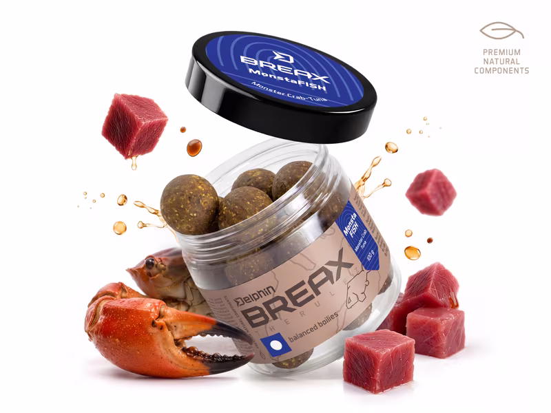 Balanced boilies Delphin BreaX / MonstaFISH