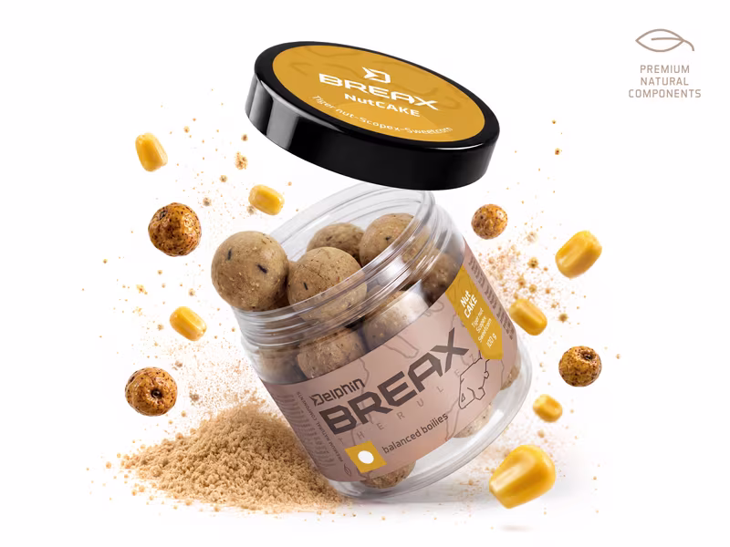 Balanced boilies Delphin BreaX / NutCAKE