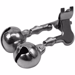 Bell Delphin / metal clip / 1pcs