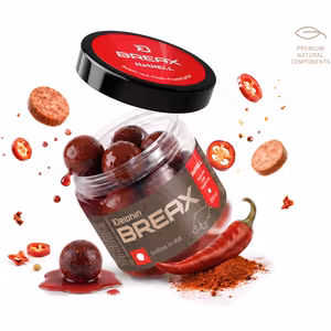 Boilies in dip Delphin BreaX / HotHELL