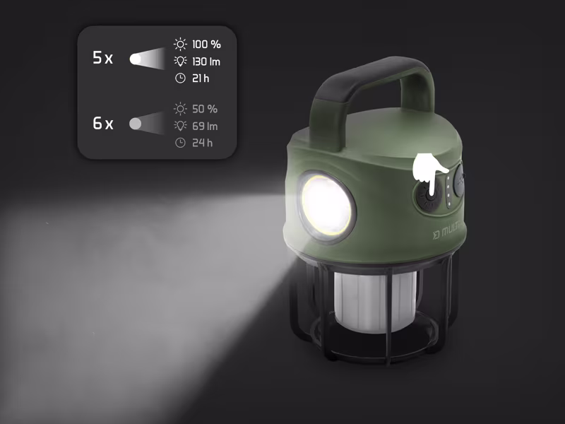 Camping Lamp Delphin Multix 3W/4400mAh
