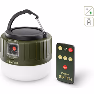 Camping lamp with a remote Delphin SVITA