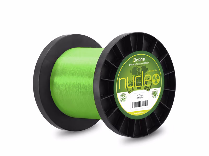 Carp fishing line NUCLEO / fluo green