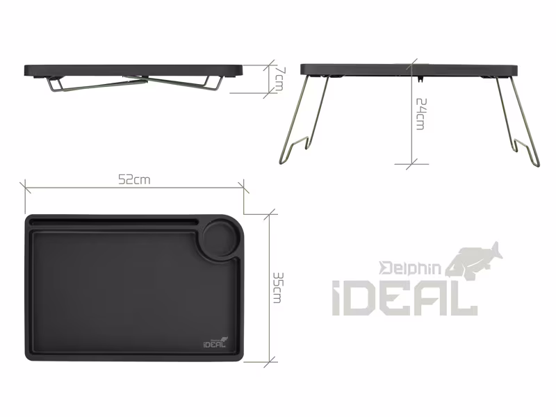 Carp folding table Delphin iDEAL