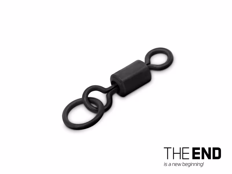 Carp swivel with ring Delphin THE END Ring Swivel / 10pcs