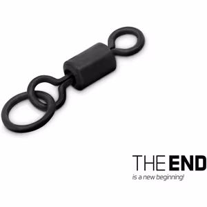 Carp swivel with ring Delphin THE END Ring Swivel / 10pcs