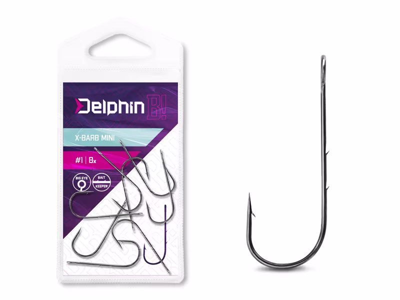 Cheburashka hook Delphin B! X-BARB MINI / 8pcs