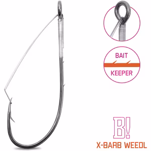 Cheburashka hook Delphin B! X-BARB WEEDL / 8pcs