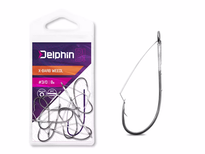 Cheburashka hook Delphin B! X-BARB WEEDL / 8pcs