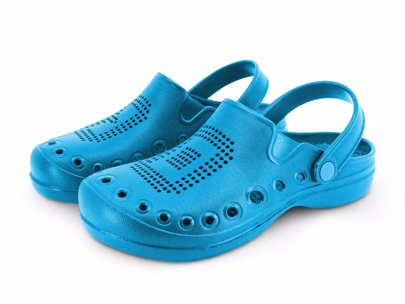 Clogs Delphin OCTO / azure blue
