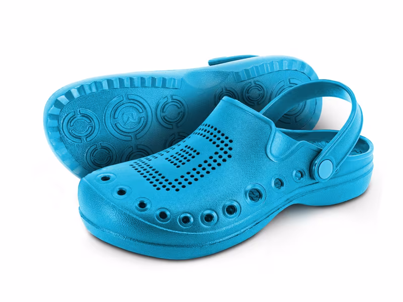 Clogs Delphin OCTO / azure blue