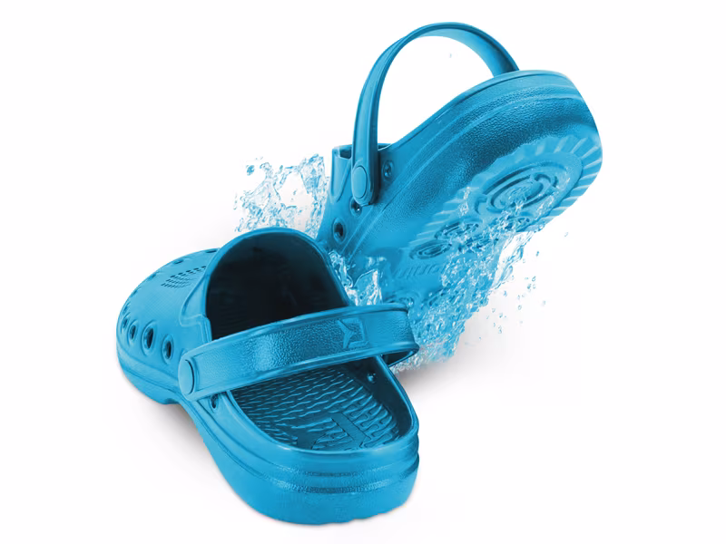 Clogs Delphin OCTO / azure blue