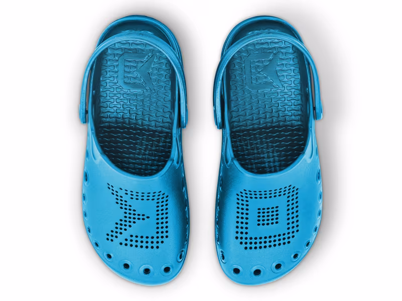 Clogs Delphin OCTO / azure blue