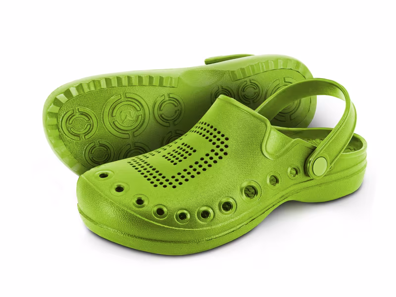 Clogs Delphin OCTO / lime green