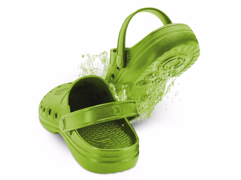Clogs Delphin OCTO / lime green