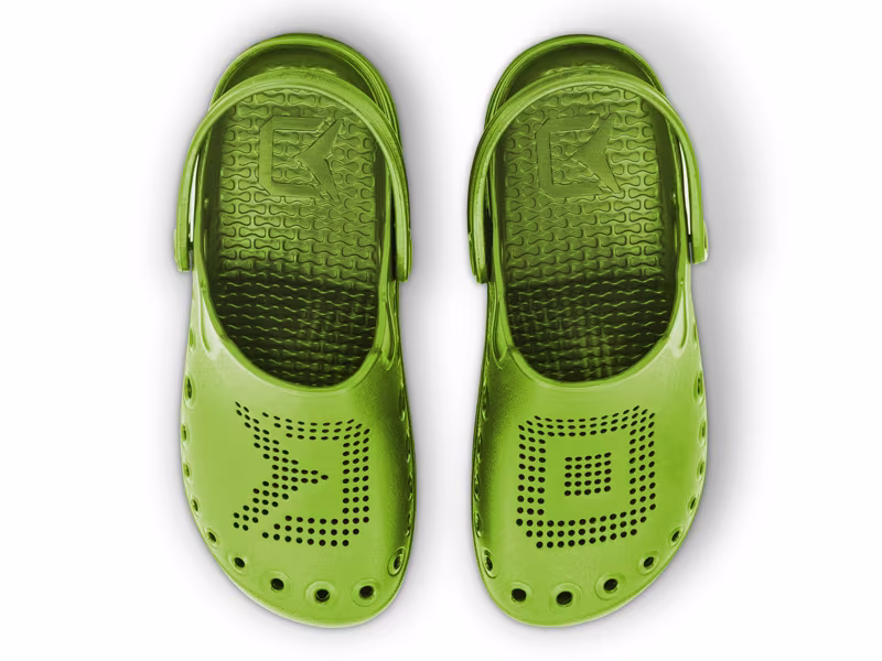 Clogs Delphin OCTO / lime green
