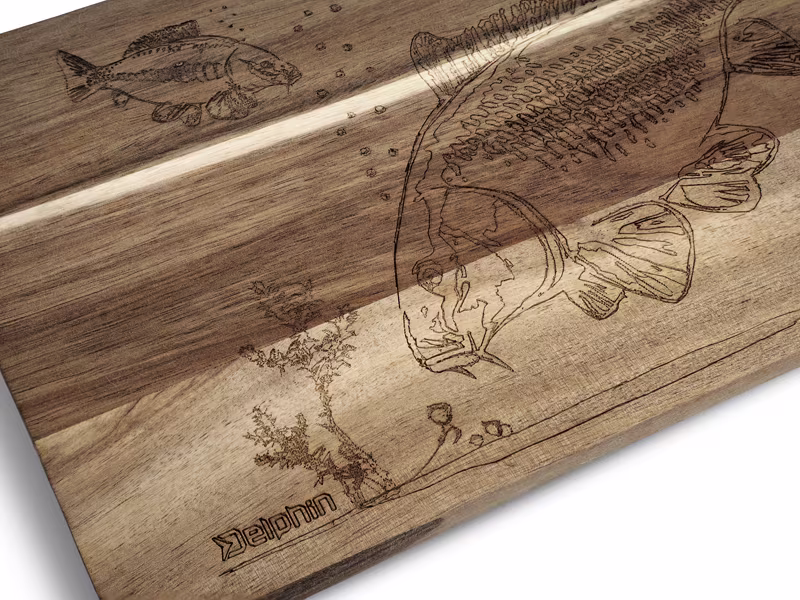 Decorative cutting board Delphin CarpBOARD