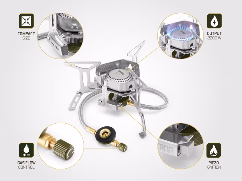 Delphin EXTERNA Gas Stove