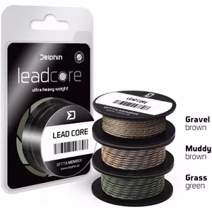 Delphin LEADCORE brown Gravel