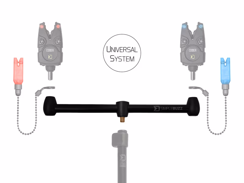 Delphin SimpleBUZZ bar for two rods