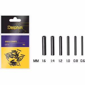 Delphin Single CRIMPS / 40pcs