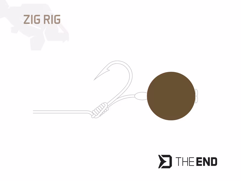 Delphin TheEND ZIG RIG / 10pcs