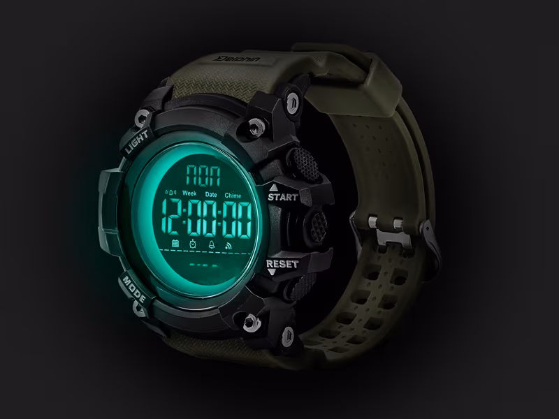 Digital watch Delphin WIRUS