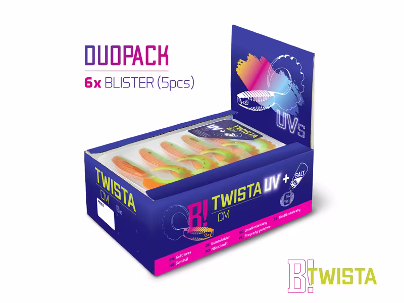 DuoPACK BOX Delphin TWISTA UVs / 6x 5pcs