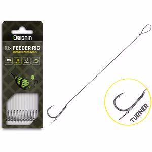 Feeder rig Delphin Braided Sting / 10pcs