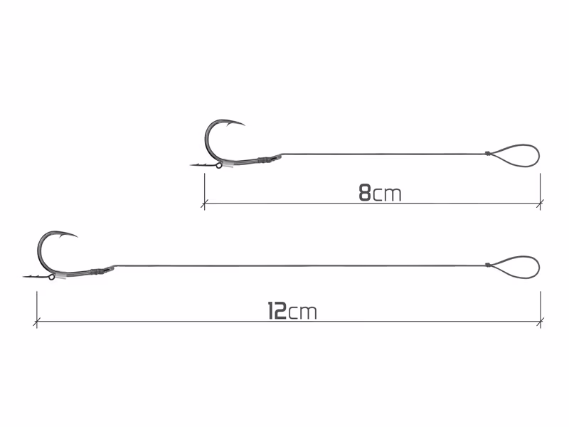 Feeder rig Delphin Braided Sting / 10pcs