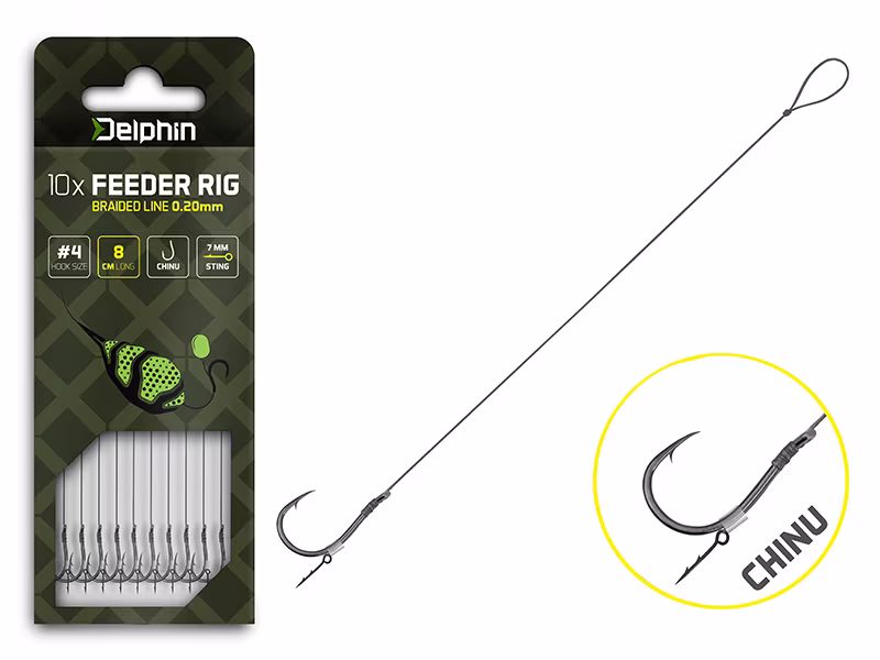 Feeder rig Delphin Braided Sting / 10pcs