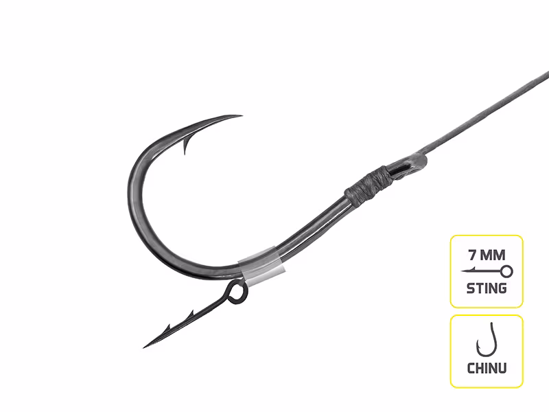 Feeder rig Delphin Braided Sting / 10pcs