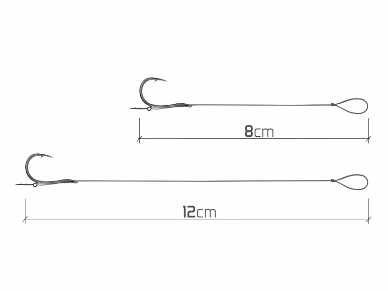 Feeder rig Delphin Braided Sting / 10pcs